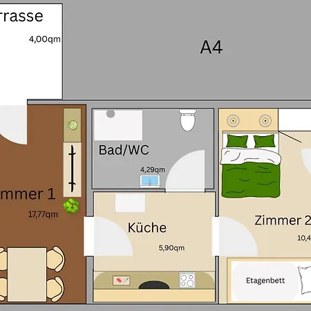 Naturidyll Am Fluss - Albmatte - Grosser Garten Zum Grillen Und Entspannen-direkt Neben Dem Radon Revitalbad Mit Sauna Und Thermalbecken 公寓 *